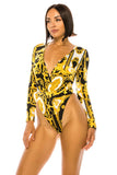 Baroque Printed Bodysuit