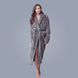 Women's Fleece Bathrobes - Soft Plush Long  Robes for Women