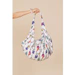 Adelisa Printed Banana Shoulder Bag in Sassy Ladies