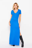 T-Shirt Maxi Side Slit Dress