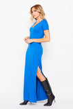 T-Shirt Maxi Side Slit Dress