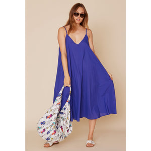 Cascata Royal Blue Maxi Sun Dress