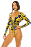 Baroque Printed Bodysuit