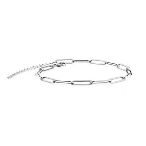 Paper Clip Chain Link Anklet