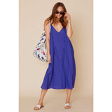 Cascata Royal Blue Maxi Sun Dress