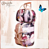 Blossomz 2PC Set | Duffle Bag + Overnight Bag for Women