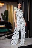 Print Fashion Woven Jumpsuit