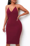 All I Want Mini Dress - Burgundy