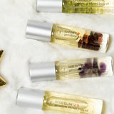 Crystal Infused Organic Body Oil Rollerballs