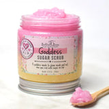 Goddess Sugar Scrub Body Exfoliator, with Shower Gel 6.7oz