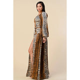 Animal Print Maxi Dress