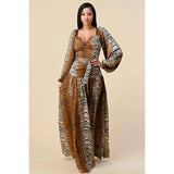 Animal Print Maxi Dress