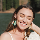 Sea Turtle Circle Earrings