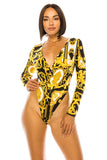 Baroque Printed Bodysuit