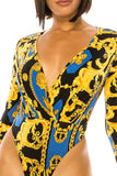 Baroque Printed Bodysuit