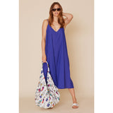 Cascata Royal Blue Maxi Sun Dress