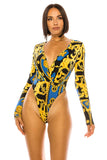 Baroque Printed Bodysuit