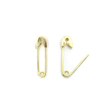 Gold Filled Small Safety Pin Earrings