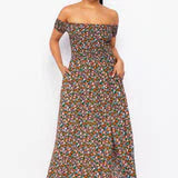 Free Spirit Off The Shoulder Maxi Dress